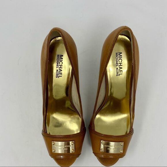 Michael Michael Kors - Peep Toe Heels (8.5) - Picture 11 of 16